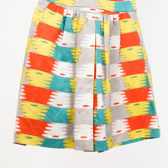 3.1 Phillip Lim Grey Ikat Print Pleated Playsuit - Picture 9 of 11